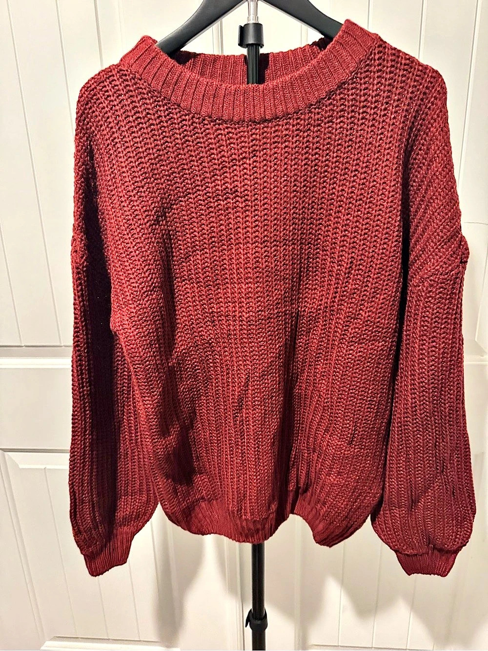 Prettygarden Women's Chunky Knit Crewneck Pullover Sweater Knit Crewneck Sweater